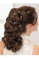 18" Curly Built-in Clip Synthetic Ponytail