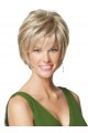 Women's Short Lace Front Straight Human Hair Wig