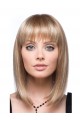 Gorgeous Medium Lace Front Straight Human Hair Wig