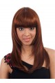 20"  Straight Full Bangs Synthetic Wig