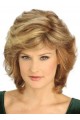 Layered Shag Lace Front Synthetic Grey Wig