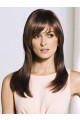 16"Silky Straight Synthetic Capless Wig With Side Bangs