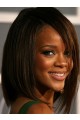 Rihanna's Medium Capless 100% Remy Human Hair Wig