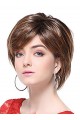 Brown Short Straight Synthetic Wig