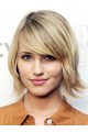 Superior Synthetic Material Straight Blond Wig