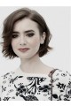 Graceful Short Straight Withe Amencian Capless Wigs for Women 