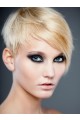 Short Straight Concise Blonde Top Quality Synthetic Hair Wig 