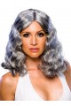 Curly Capless Synthetic Medium Wig